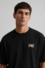 Noctilupus Sunset Service T Shirt in Black