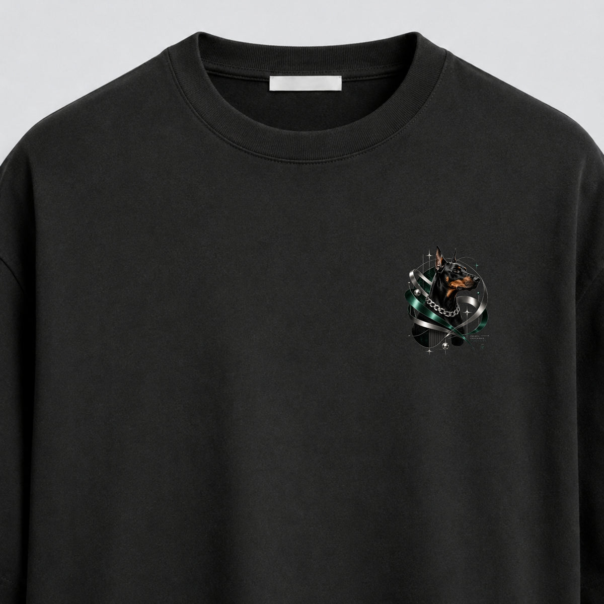 Noctilupus Emerald Guard T Shirt in Black