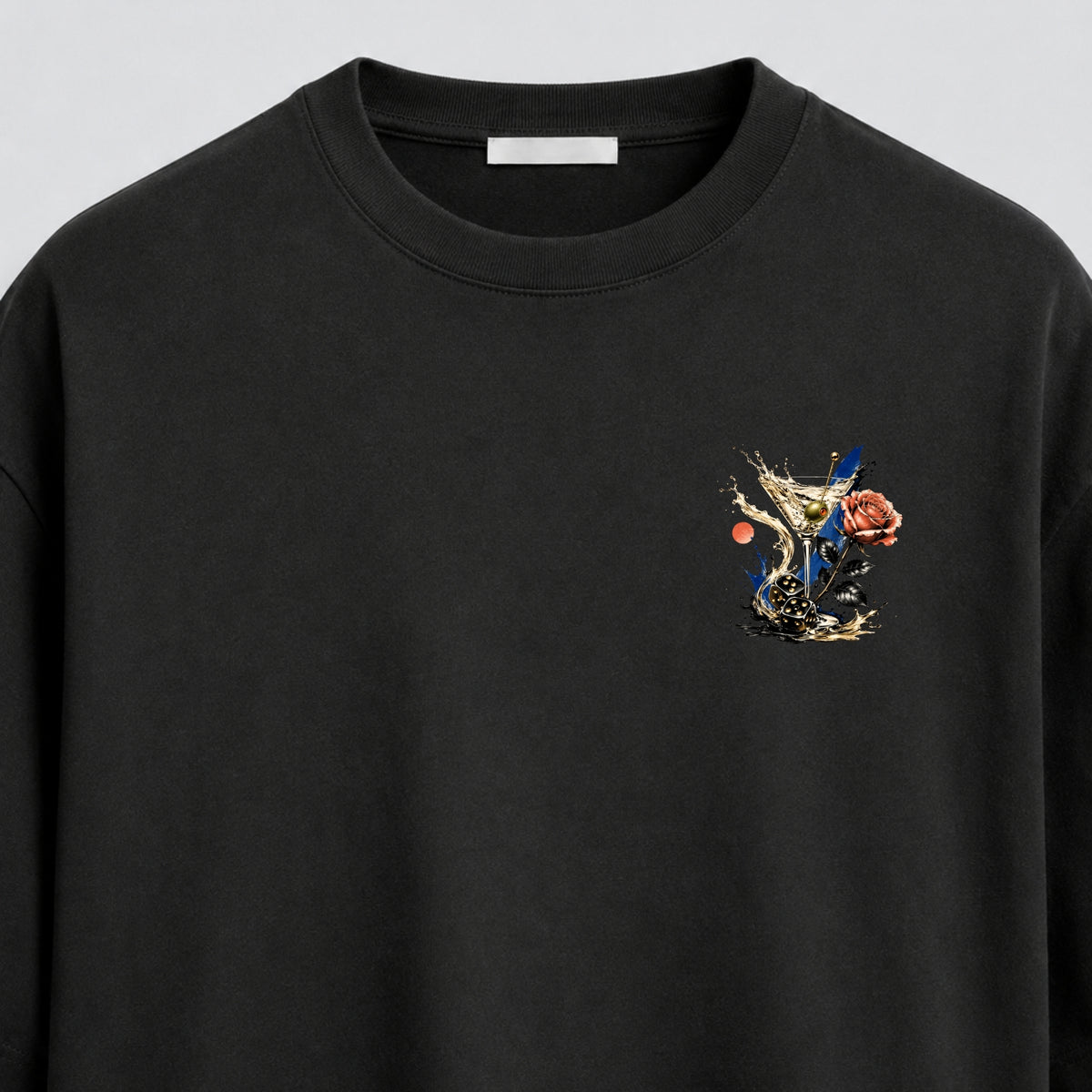 Noctilupus Roulette Bloom T Shirt in Black