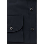 Bagutta Blue Cotton Men's Shirt