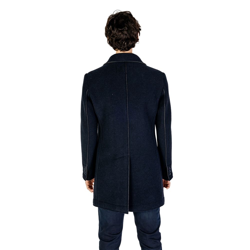 Hydra Clothing Blue Wool Coat