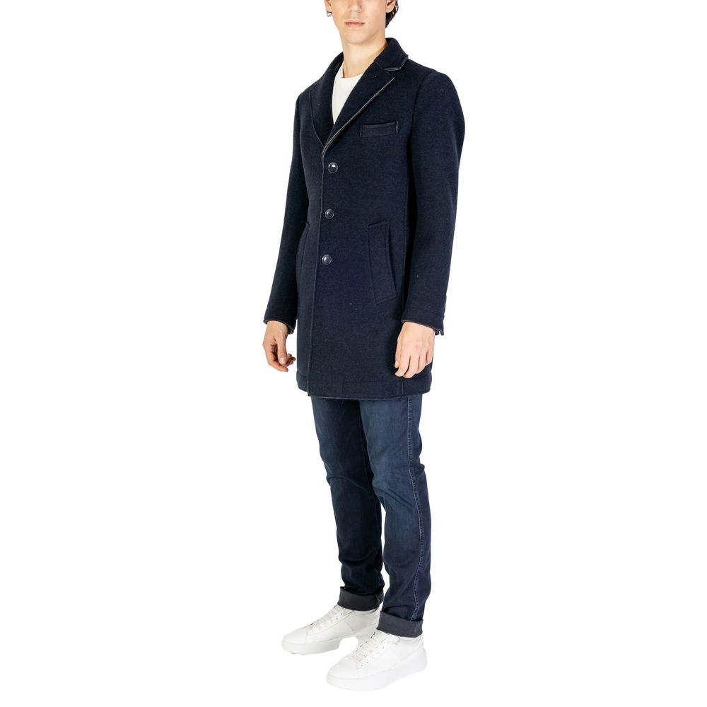 Hydra Clothing Blue Wool Coat