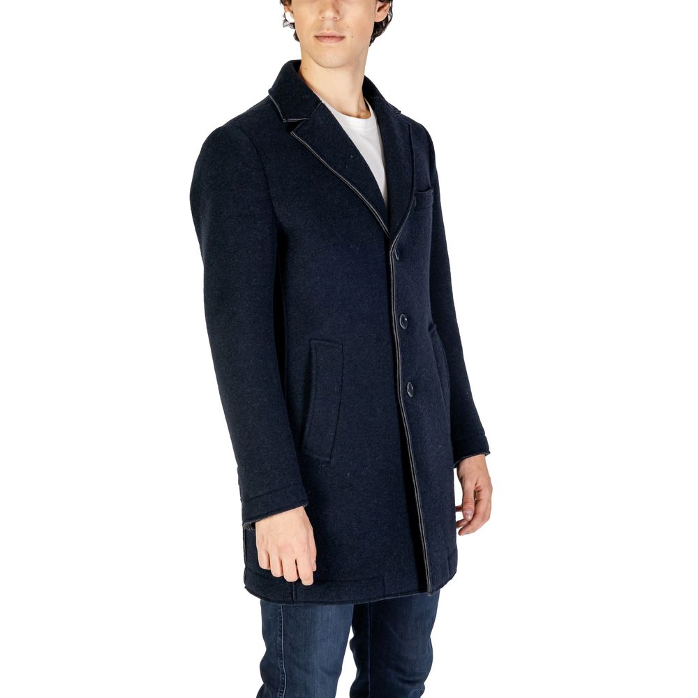 Hydra Clothing Blue Wool Coat