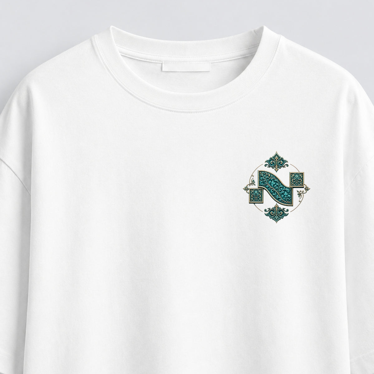 Noctilupus Turquoise Relic T Shirt in White