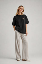 Noctilupus Golden Pearl T Shirt in Black