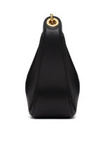 Valentino Garavani Black Leather Mini Hobo Vlogo Shoulder Bag