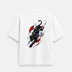Noctilupus Obsidian Rush T Shirt in White