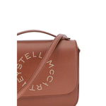 Stella McCartney Logo Flap Bag Eco Embossed Grainy Alter