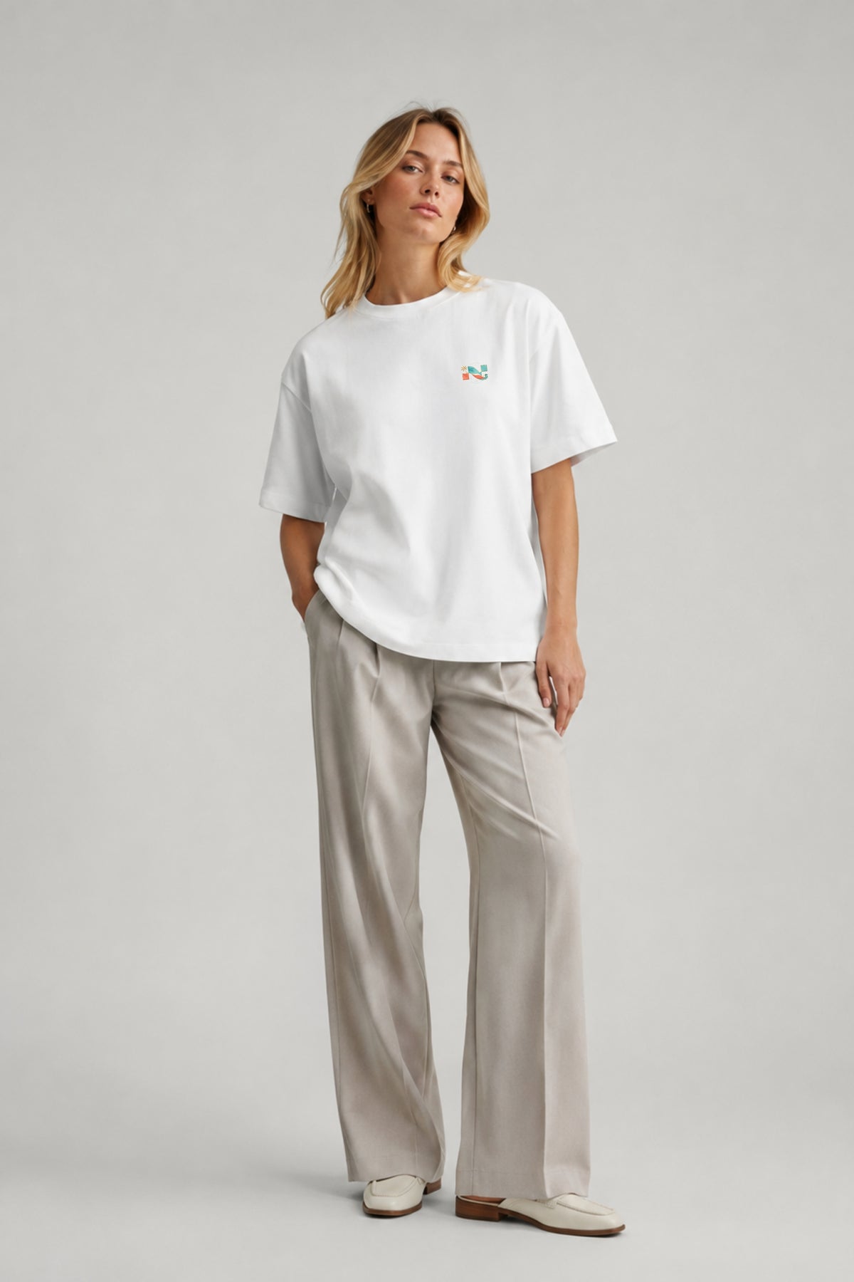 Noctilupus Sunset Service T Shirt in White