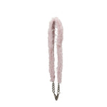 Miu Miu Pink Fur Shoulder Bags