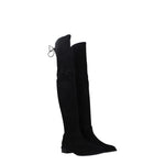 Stuart Weitzman Black Leather Over The Knee