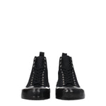 Jil Sander Black Fabric High Tops