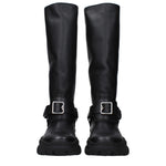 Burberry Black Leather Boots