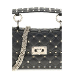 Valentino Garavani Small Leather Rockstud Spike Handbag