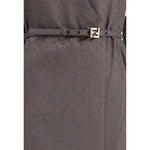 Fendi FF silk jacquard Dress