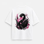 Noctilupus Crystal Swan T Shirt in White
