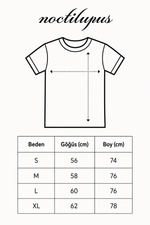 Noctilupus Premium 2-teiliges schwarz-weißes Oversize Basic T-Shirt-Set