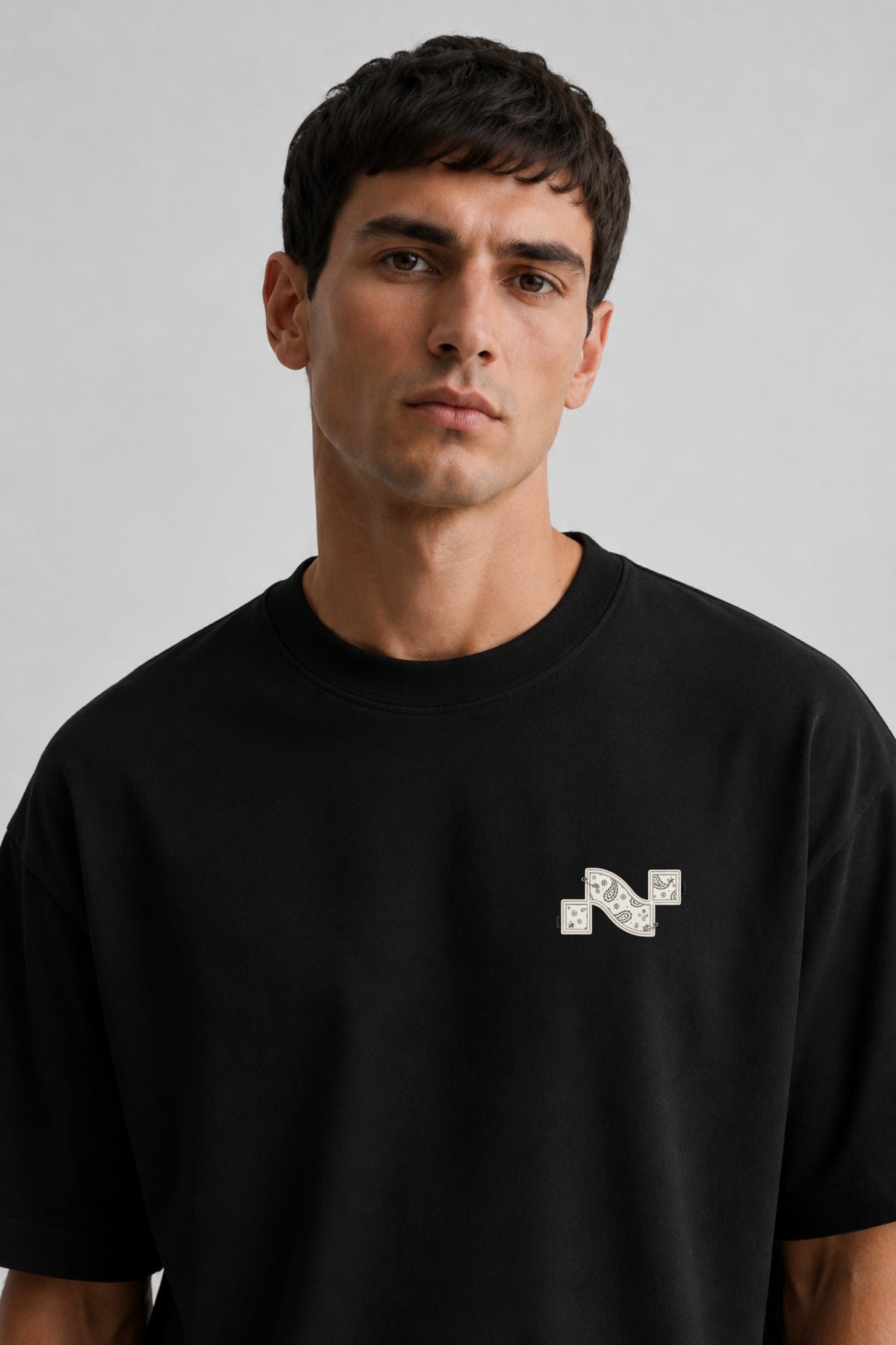 Noctilupus Midnight Paisley T Shirt in Black