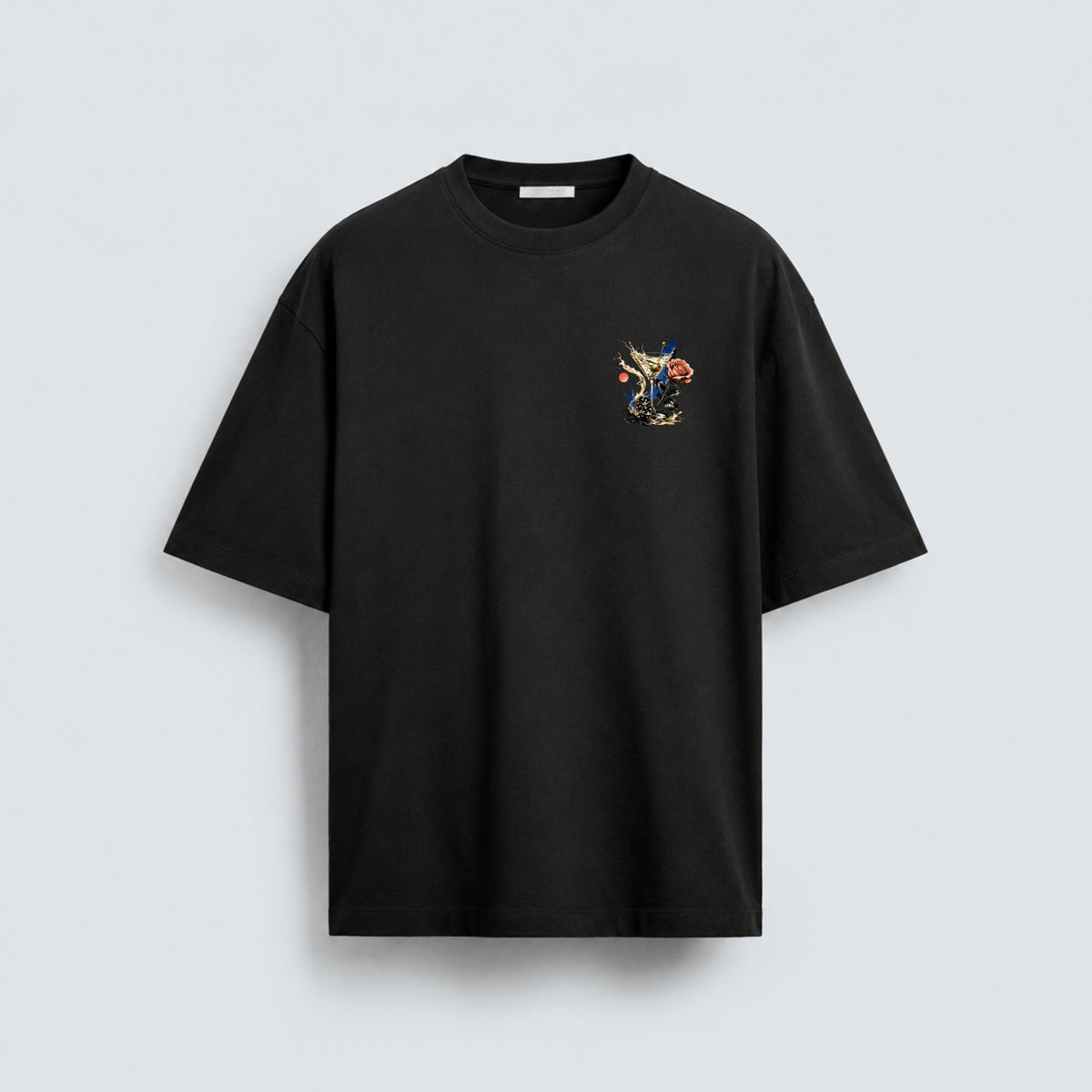 Noctilupus Roulette Bloom T Shirt in Black