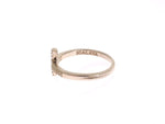 Nialaya Silver CZ Cross 925 Ring