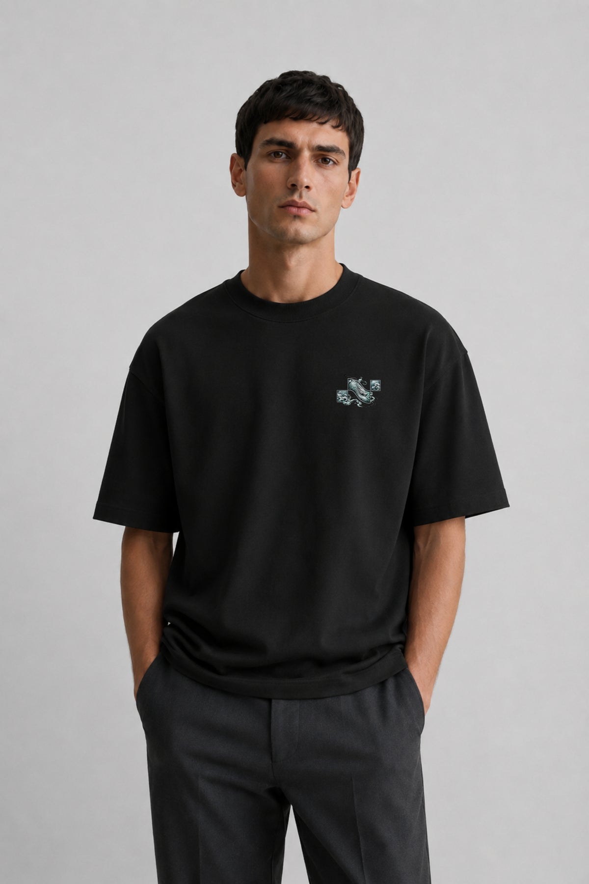 Noctilupus Jade Drake T Shirt in Black