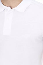 Baldinini Trend White Cotton Men Polo Shirt