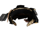 Dolce & Gabbana Clear Crystal Brown Hair Headband