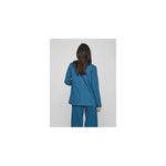 Vila Clothes Blue Polyester Blazer