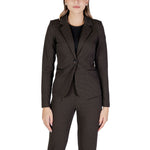 ICHI Brown Polyester Blazer