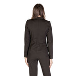 ICHI Brown Polyester Blazer