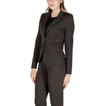 ICHI Brown Polyester Blazer