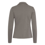 ICHI Gray Polyester Blazer