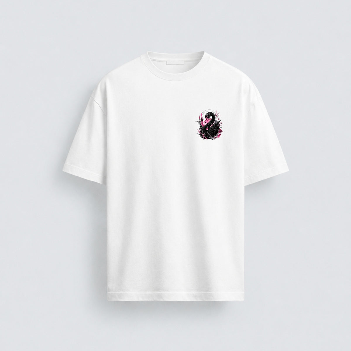 Noctilupus Crystal Swan T Shirt in White