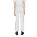 Vero Moda Beige Cotton Bootcut Jean