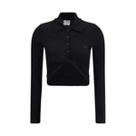 Courrèges Polo with twisted detail