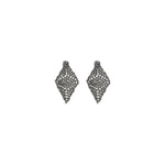 Brunello Cucinelli Faceted silver Earrings