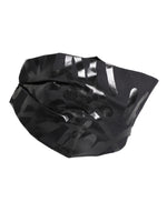 Dolce & Gabbana Black Nylon Stretch DG Logo Head Band Hat