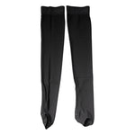 Dolce & Gabbana Black Viscose Stretch Over Calf Stockings Socks