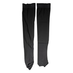 Dolce & Gabbana Black Viscose Stretch Over Calf Stockings Socks