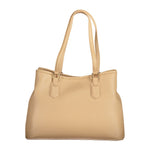 Mario Valentino Beige Polyethylene Women Handbag