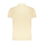 Cavalli Class Beige Cotton Men Polo Shirt