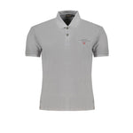 Napapijri Brown Cotton Men Polo Shirt