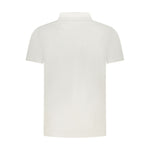 Cavalli Class White Cotton Men Polo Shirt