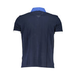La Martina Blue Cotton Mens Polo Shirt