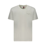 Tommy Hilfiger White Cotton Men T-Shirt