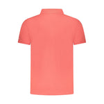 Trussardi Pink Cotton Men Polo Shirt