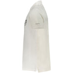 Trussardi White Cotton Men Polo Shirt