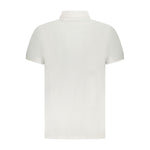 Cavalli Class White Cotton Men Polo Shirt