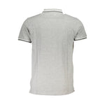 Cavalli Class Brown Cotton Men Polo Shirt