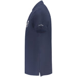 Trussardi Blue Cotton Men Polo Shirt